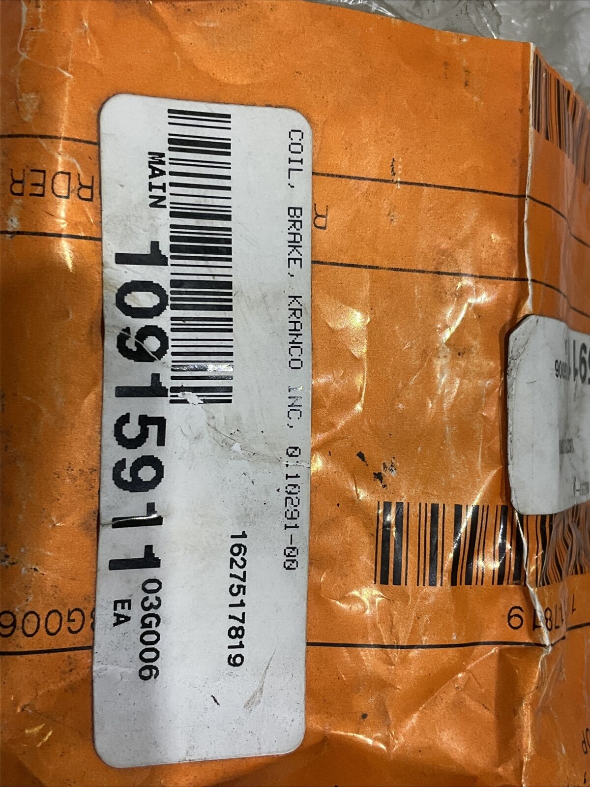 KRANCO 011029100 BRALE COIL 678
