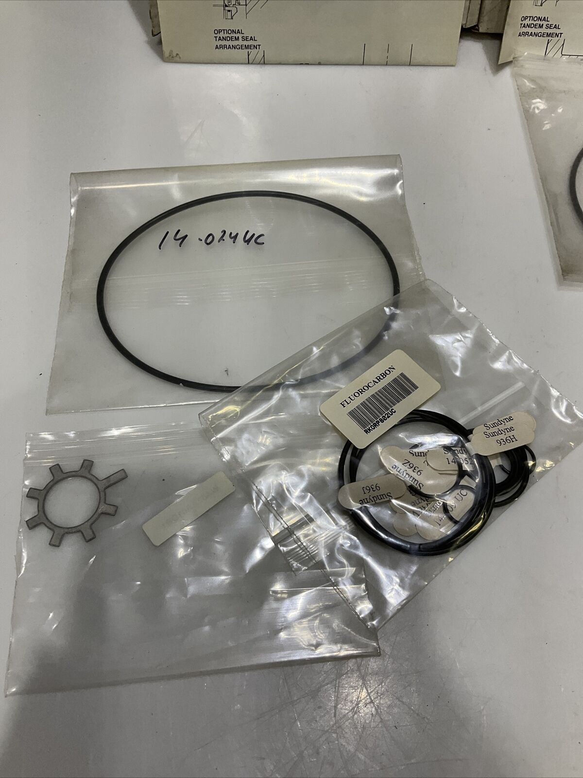 SUNDYNE RKORP802UC24DB1 O-RING KIT 678 LOT OF 2