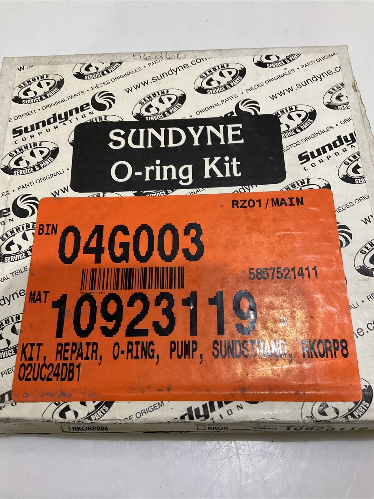 SUNDYNE RKORP802UC24DB1 O-RING KIT 678 LOT OF 2