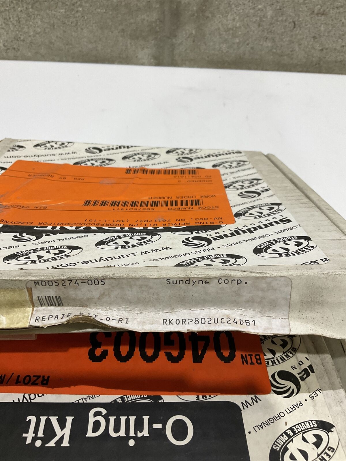 SUNDYNE RKORP802UC24DB1 O-RING KIT 678 LOT OF 2