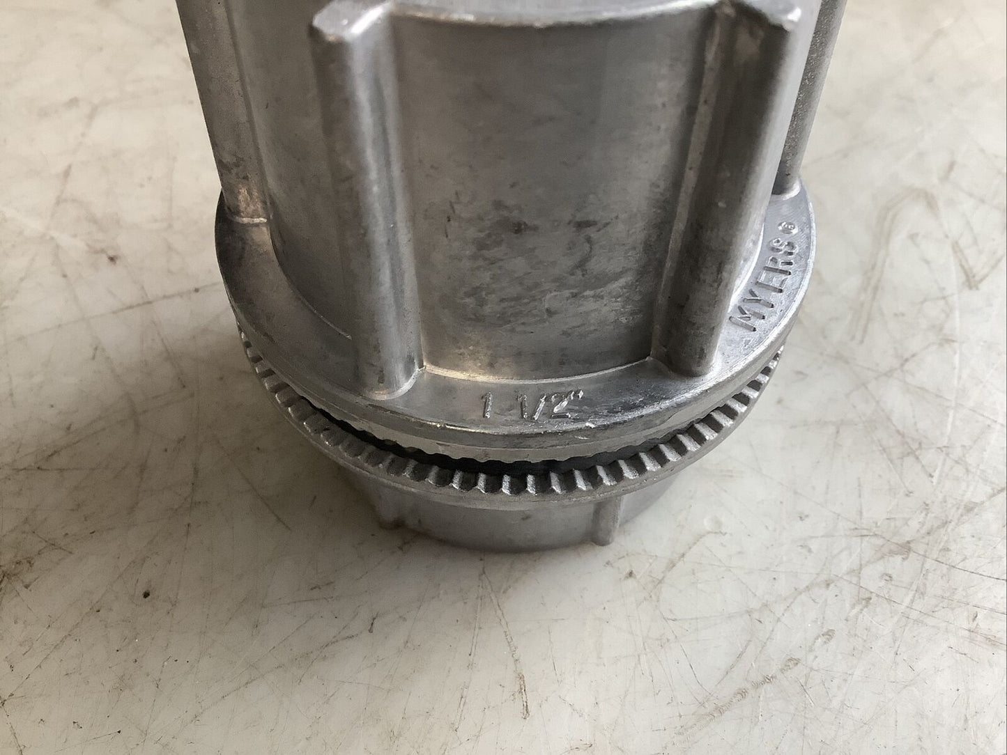 MYERS STTBA-5 ALUMINUM THROUGH BULKHEAD FITTING 1-1/2IN 678 - QTY 2