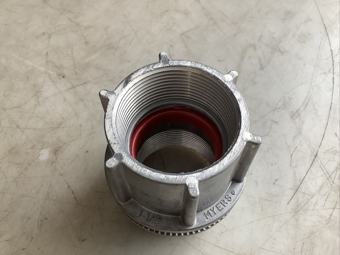 MYERS STTBA-5 ALUMINUM THROUGH BULKHEAD FITTING 1-1/2IN 678 - QTY 2