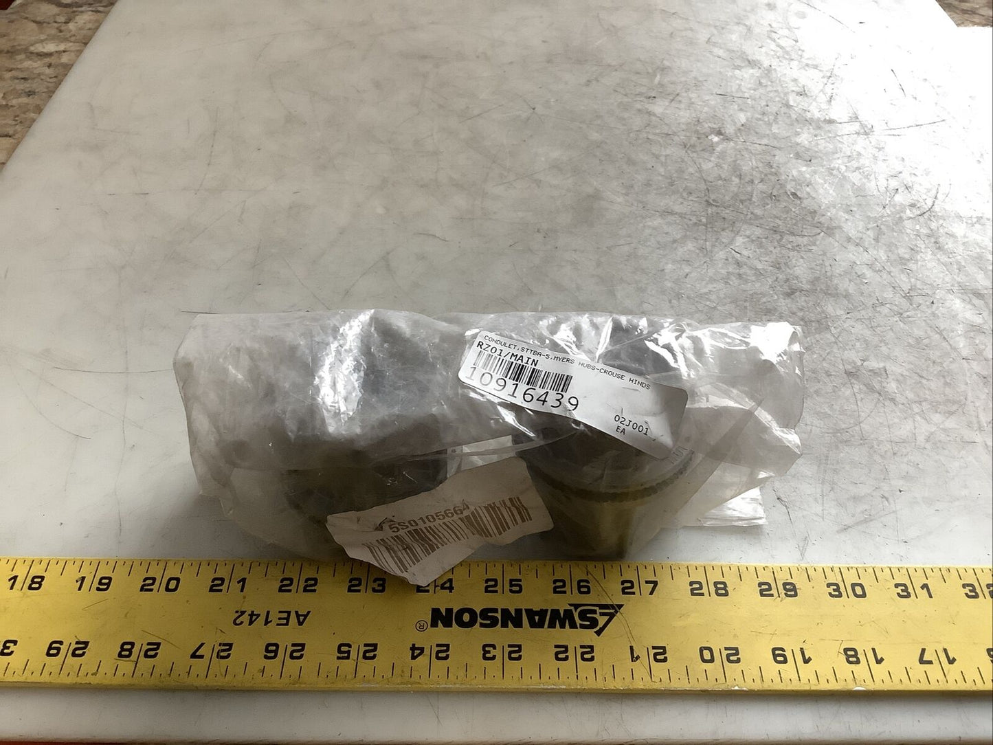 MYERS STTBA-5 ALUMINUM THROUGH BULKHEAD FITTING 1-1/2IN 678 - QTY 2