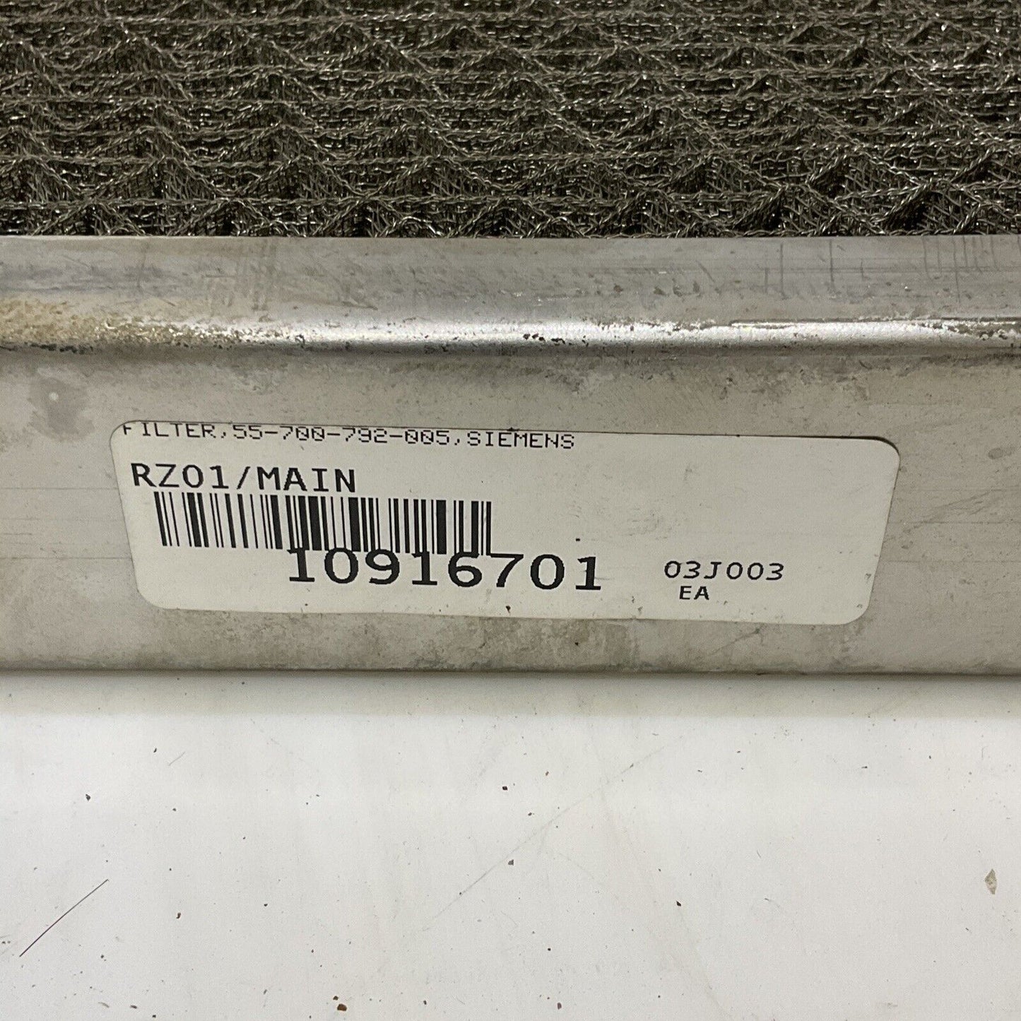 AIRSAN WSS2 55-700-792-005 STAINLESS STEEL FILTER 23.5 X 17.5 678