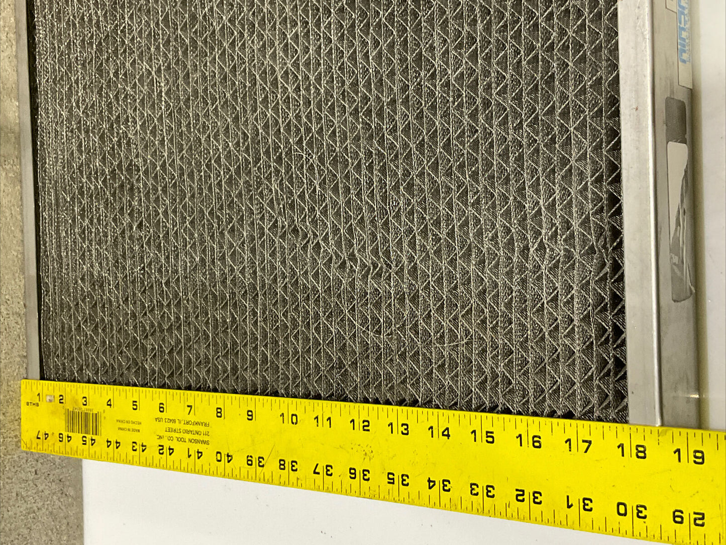 AIRSAN WSS2-50 STAINLESS STEEL FILTER 23.5 X 18.5 678