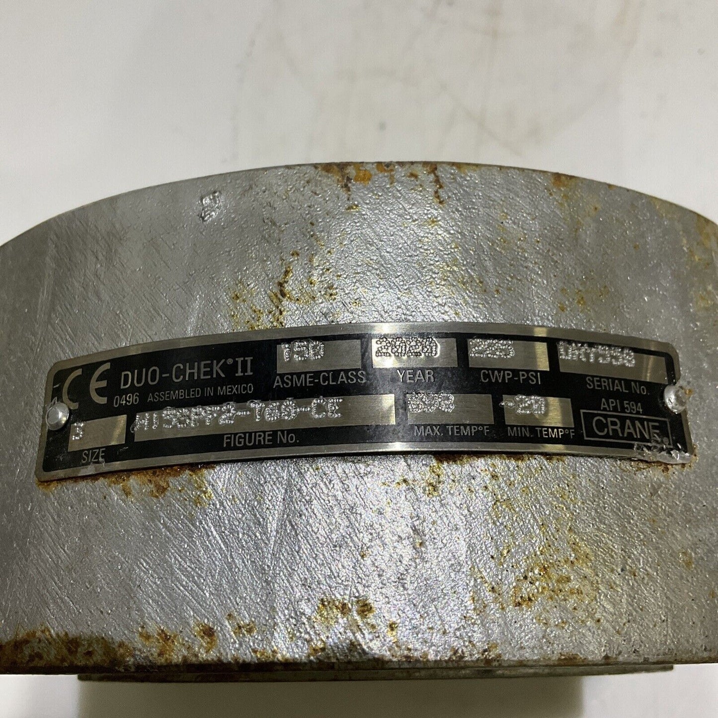 DUO-CHEK II H15SPF2-T60-CE CHECK VALVE 3IN 150 LB 678