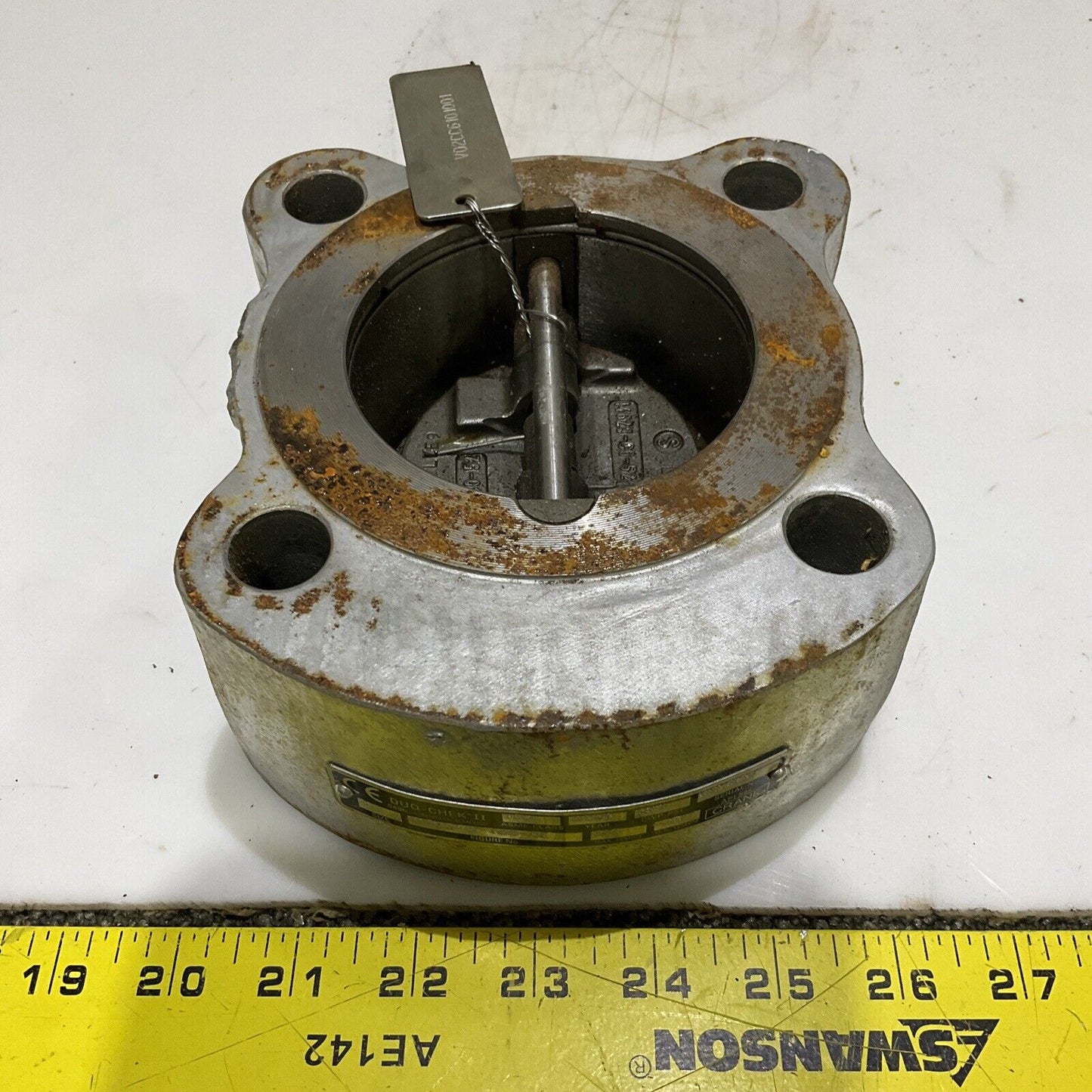 DUO-CHEK II H15SPF2-T60-CE CHECK VALVE 3IN 150 LB 678