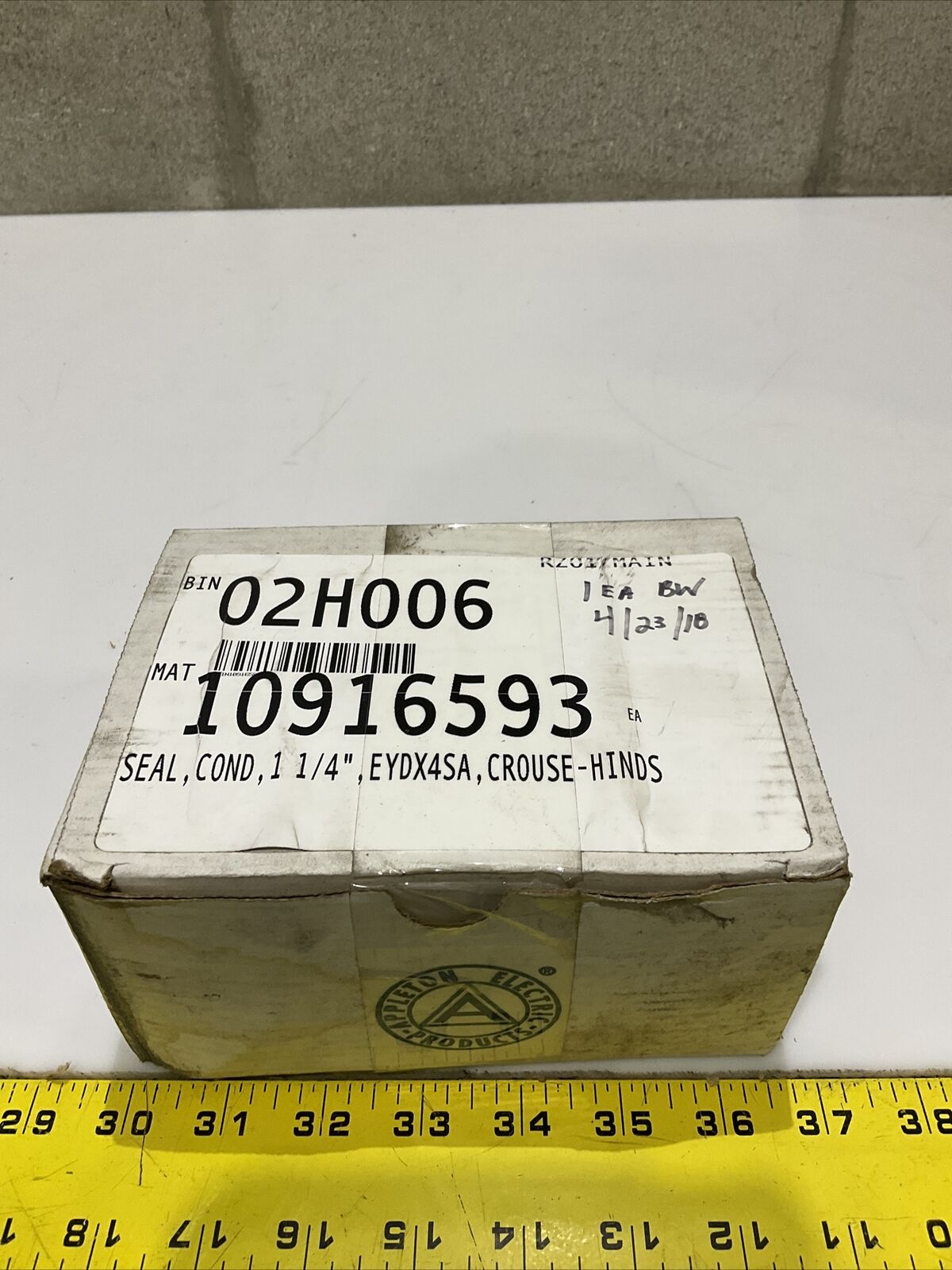 APPLETON EYDEF125AL SEAL CONDUCTOR 678