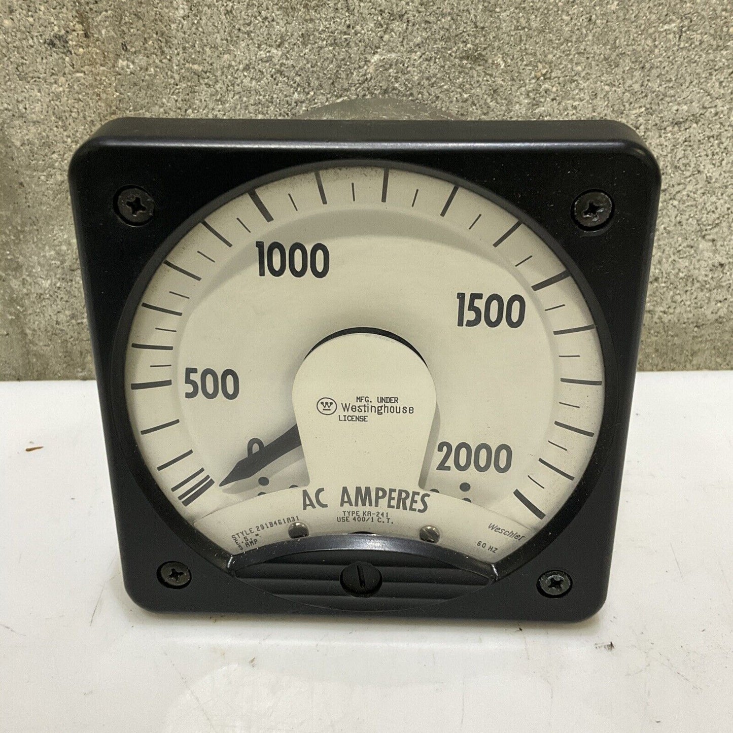 WESTINGHOUSE KA-241 291B461A31 AC METER 0-2000 678