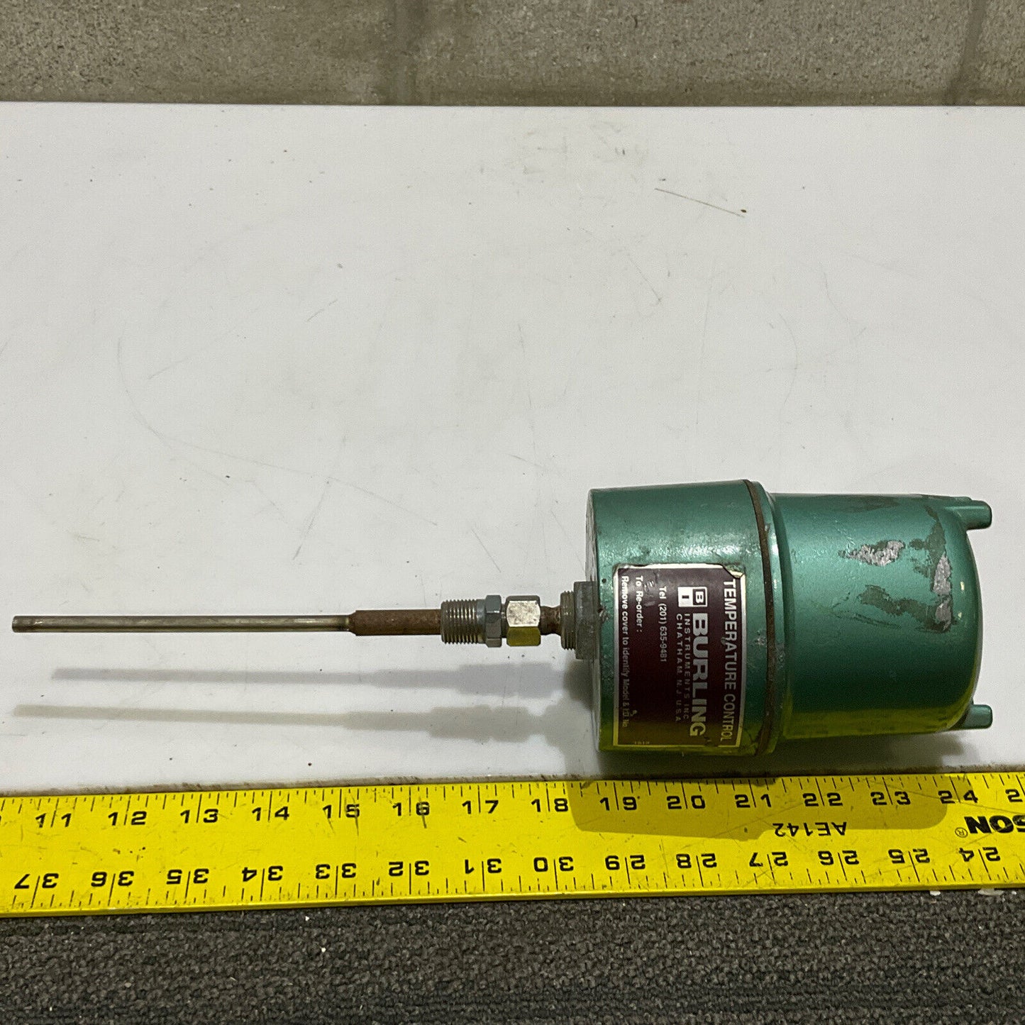 BURLING 951668 B-IX TEMPERATURE CONTROL TEMP RANGE 100-600 5IN 678