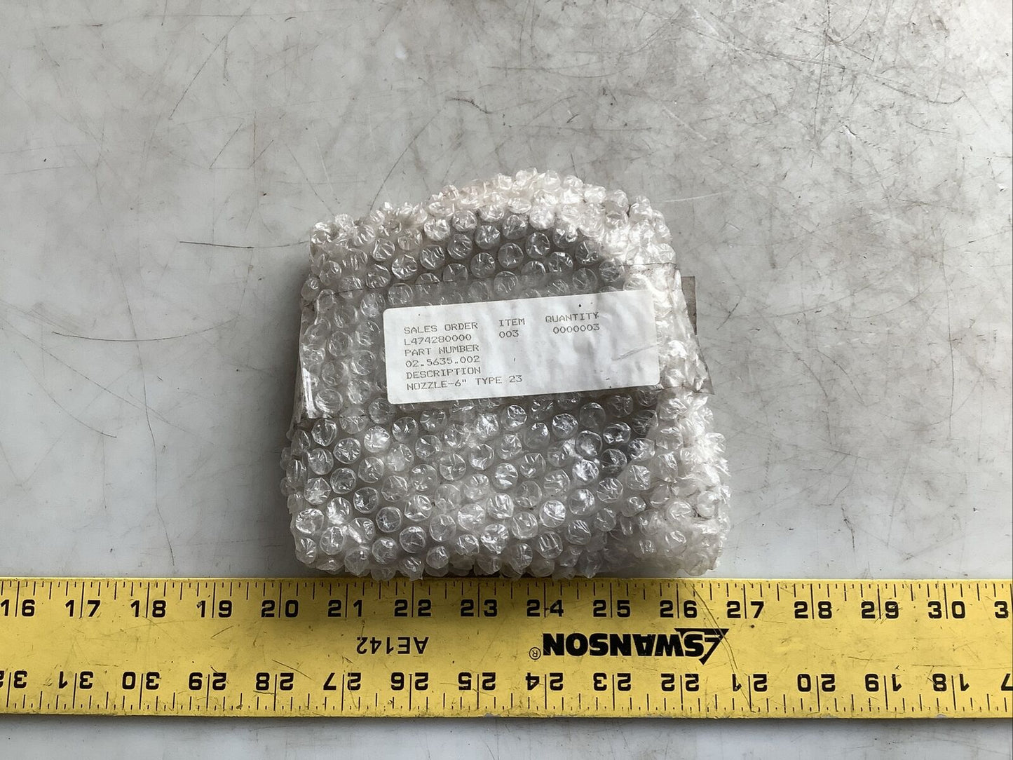 ANDERSON GREENWOOD 02.5635.002 NOZZLE TYPE 23 6IN 678