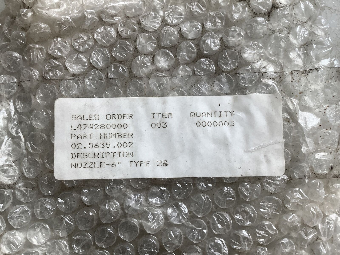 ANDERSON GREENWOOD 02.5635.002 NOZZLE TYPE 23 6IN 678
