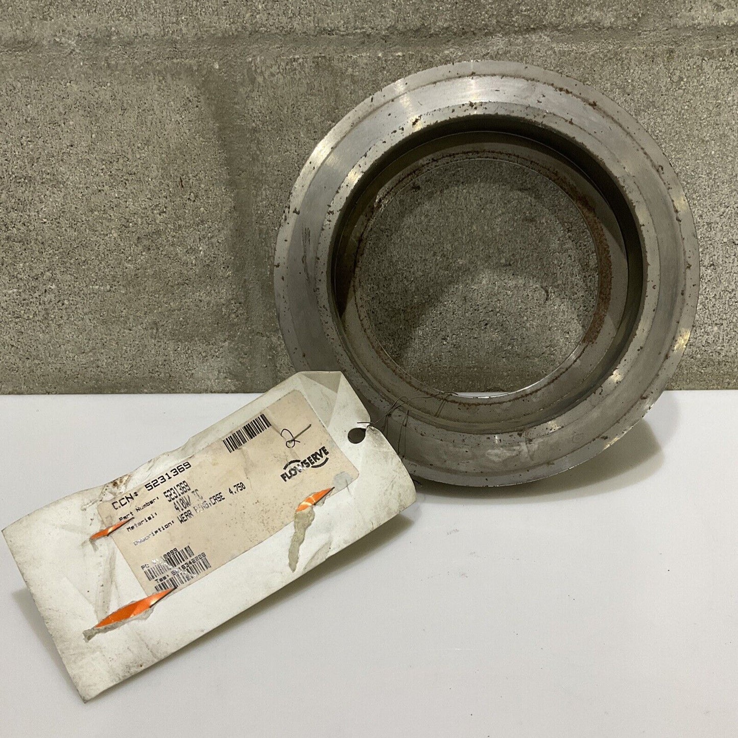 FLOWSERVE INGERSOLL-DRESSER PUMPS 5231369 WEAR RING CASE 410W TC 678