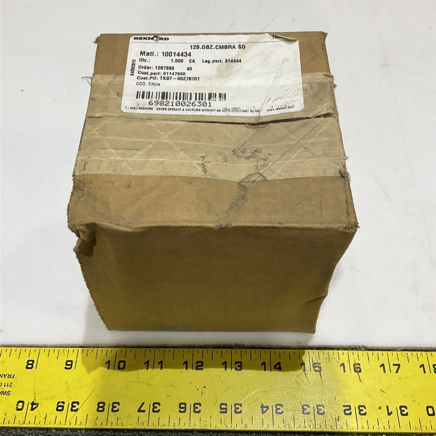 REXNORD THOMAS 314444 126.DBZ.CMBRA CENTER MEMBER ASSEMBLY 678