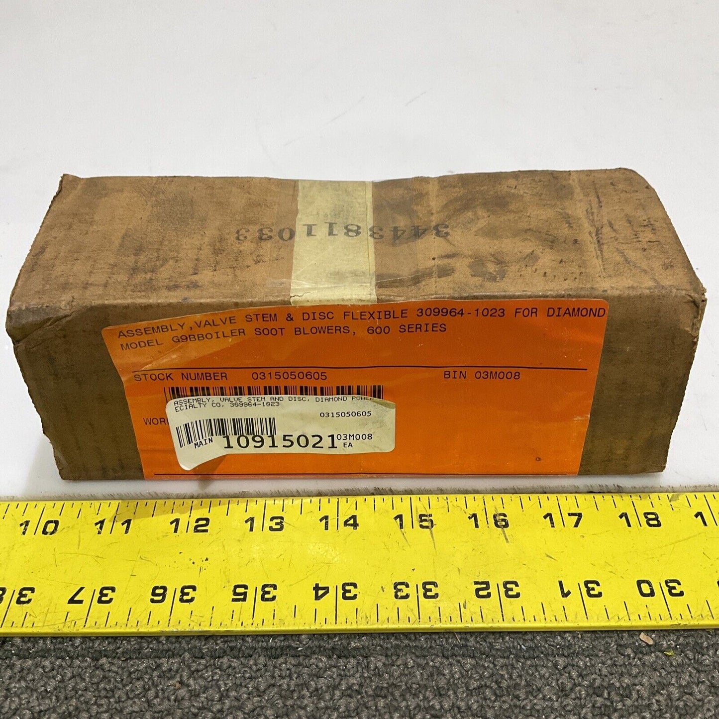 DIAMOND POWER 309964-1023 VALVE STEM & DISC ASSEMBLY 678