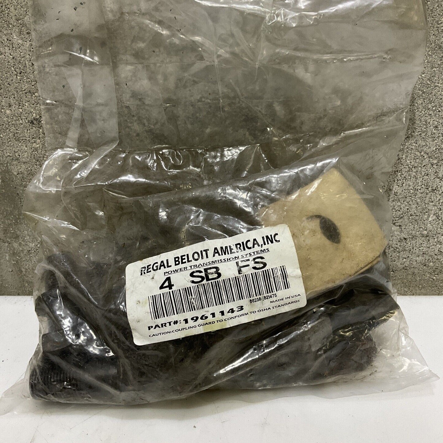 REGAL BELOIT AMERICA 1961143 4 SB FS COUPLING PARTS 678