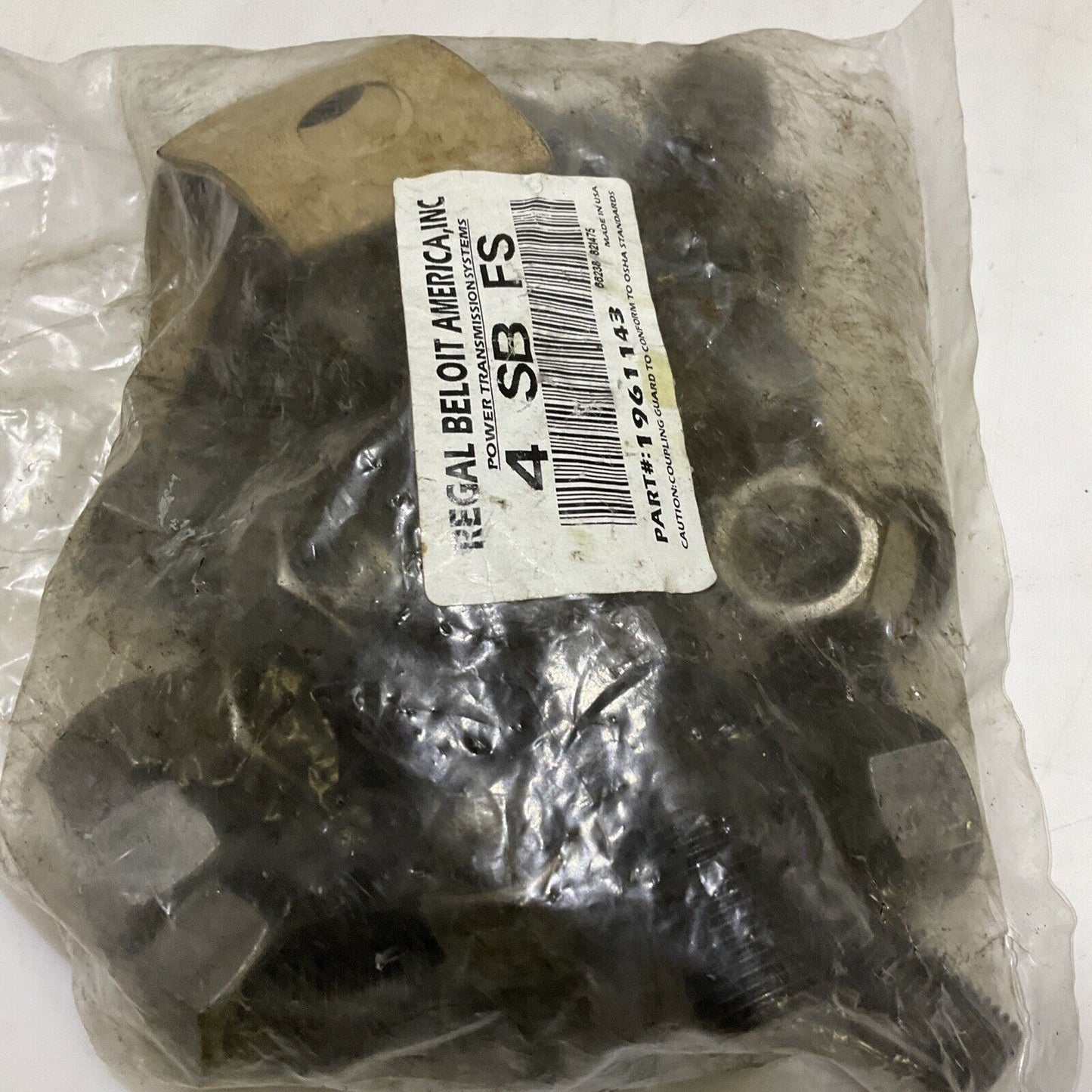 REGAL BELOIT AMERICA 1961143 4 SB FS COUPLING PARTS 678