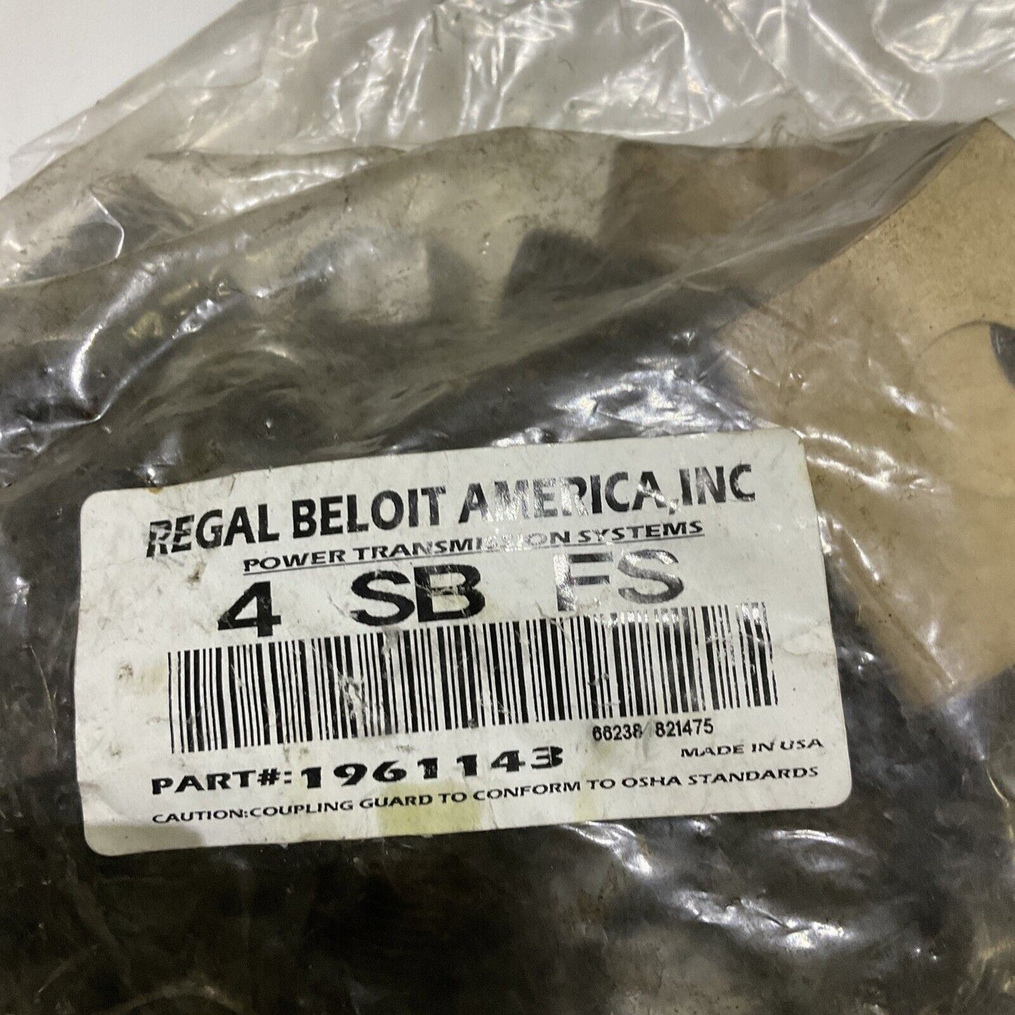 REGAL BELOIT AMERICA 1961143 4 SB FS COUPLING PARTS 678