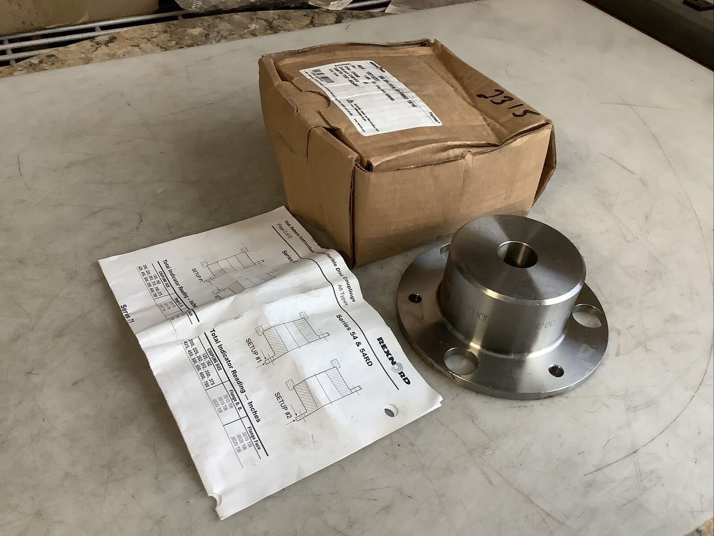 REXNORD 200.S54.HUB RB RMKD 15/16IN COUPLING HUB 678