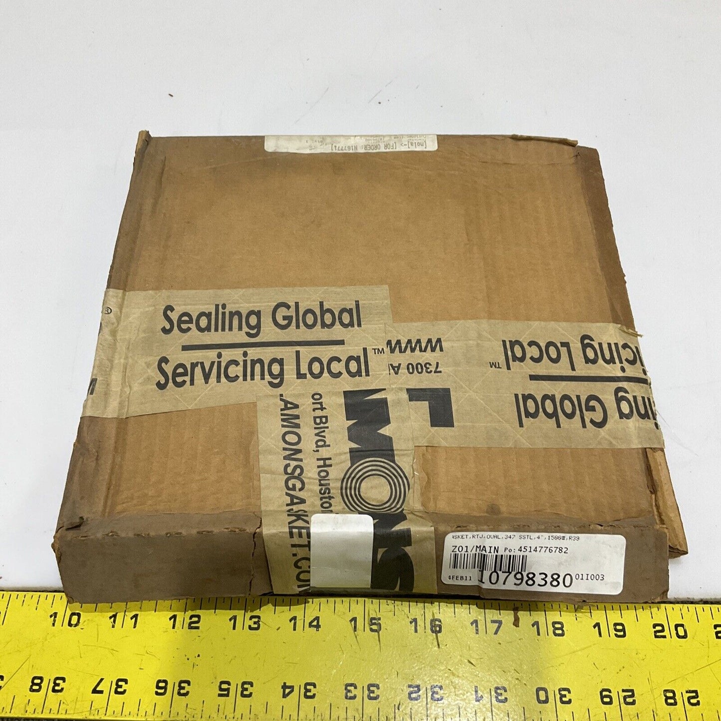 LAMONS R39 S347-4 01-11 OVAL RTJ GASKET 4 IN 1500 LB 678