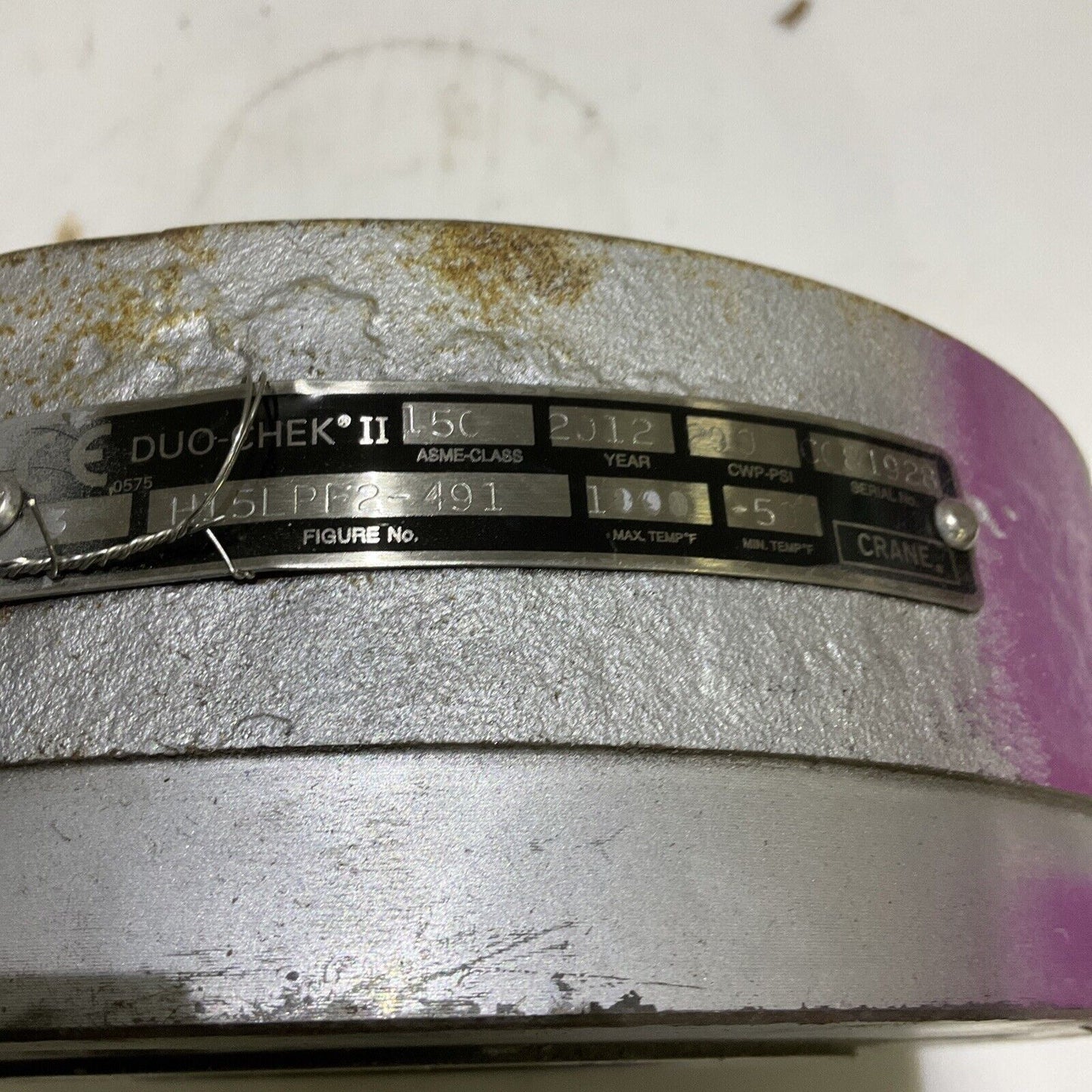 CRANE DUO CHECK II 3 H15LPF2-591 CHECK VALVE 678