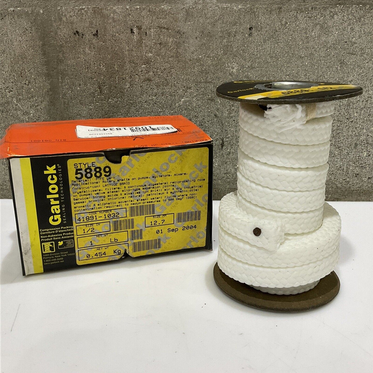 GARLOCK 41891-1032 MECHANICAL PACKING STYLE 5889 1/2IN 12.7 MM 1LB 678