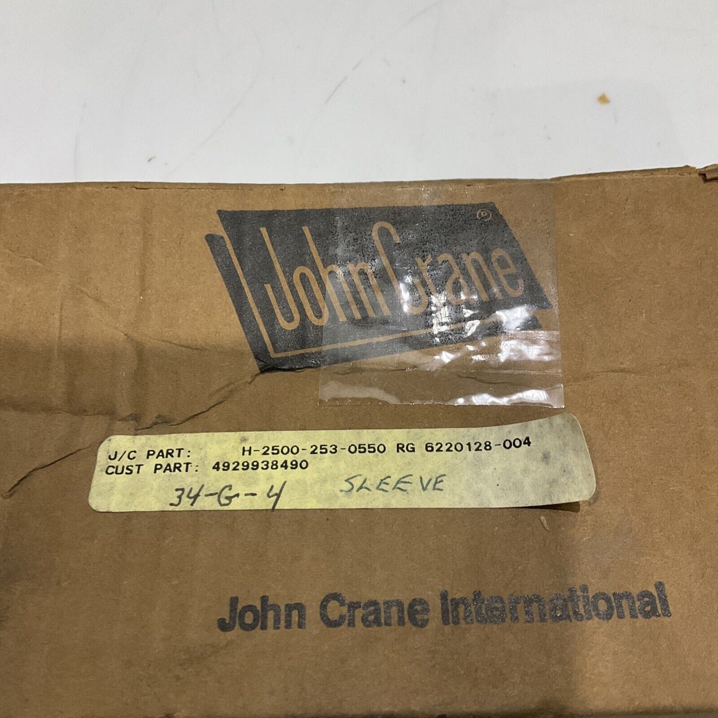 JOHN CRANE H-2500-253-0550 SLEEVE SHAFT 18-8 678