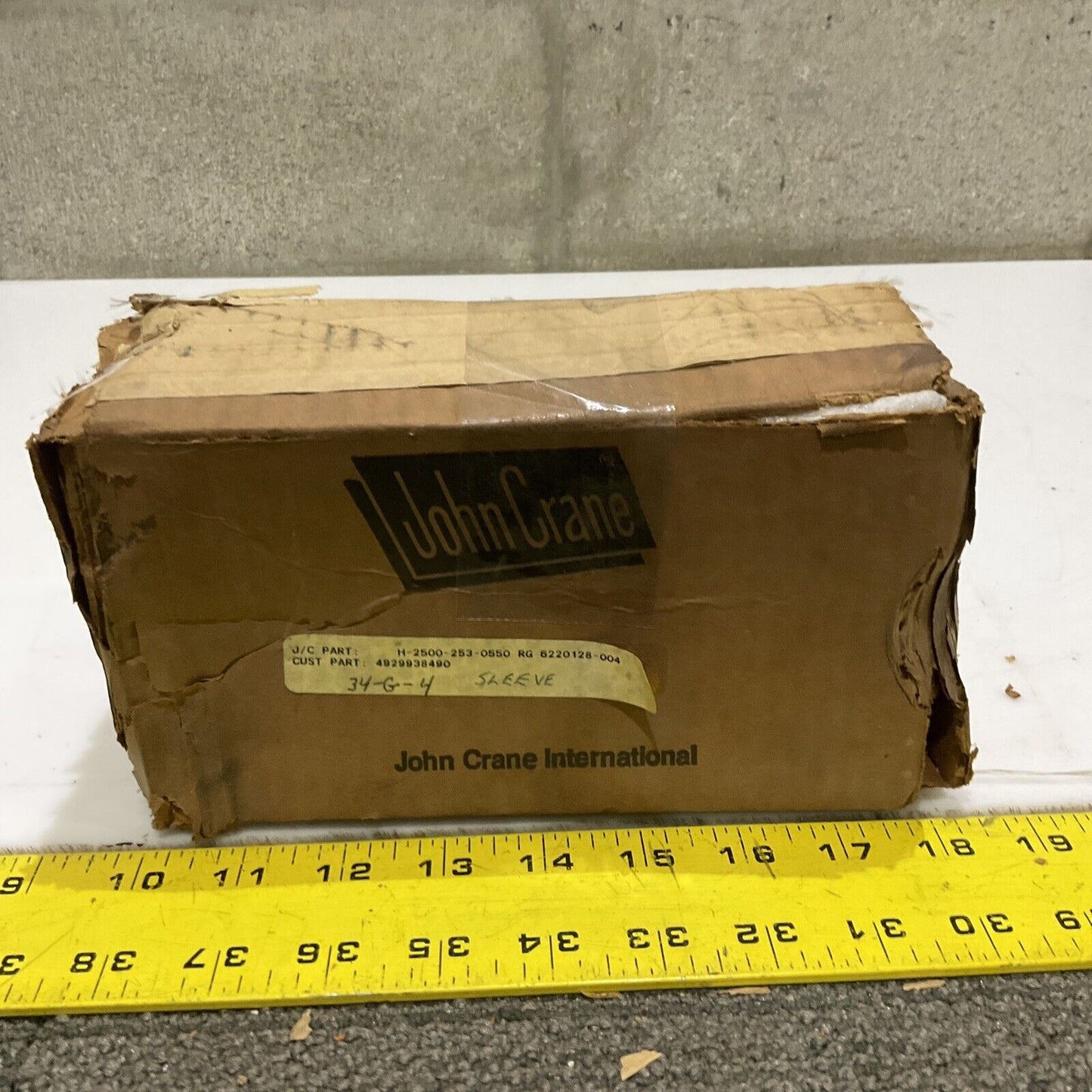 JOHN CRANE H-2500-253-0550 SLEEVE SHAFT 18-8 678