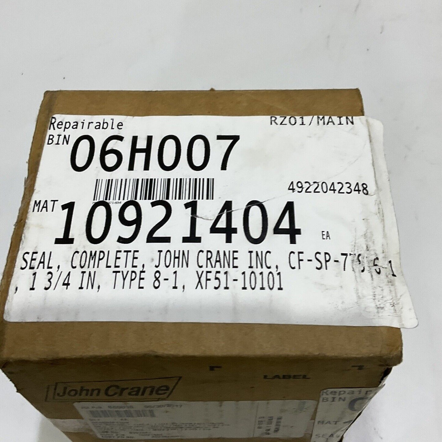 JOHN CRANE B60016 CF-SP-77816-1 SEAL ASSEMBLY TYPE 8 678