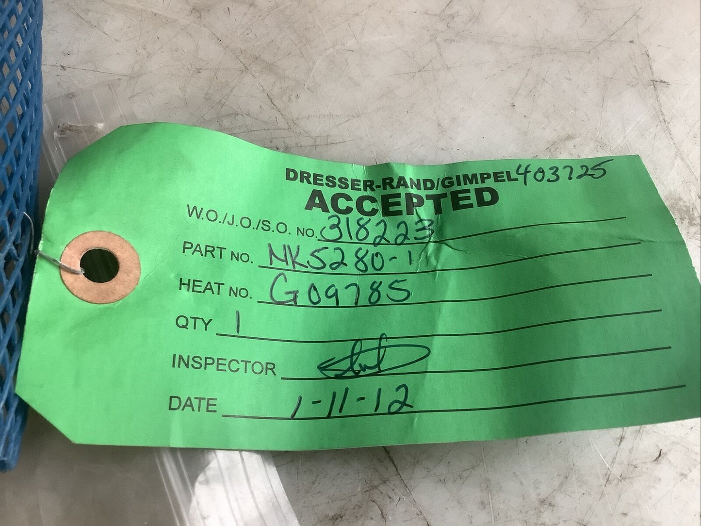 DRESSER-RAND NK5280-1 THROTTLE SCREW 678