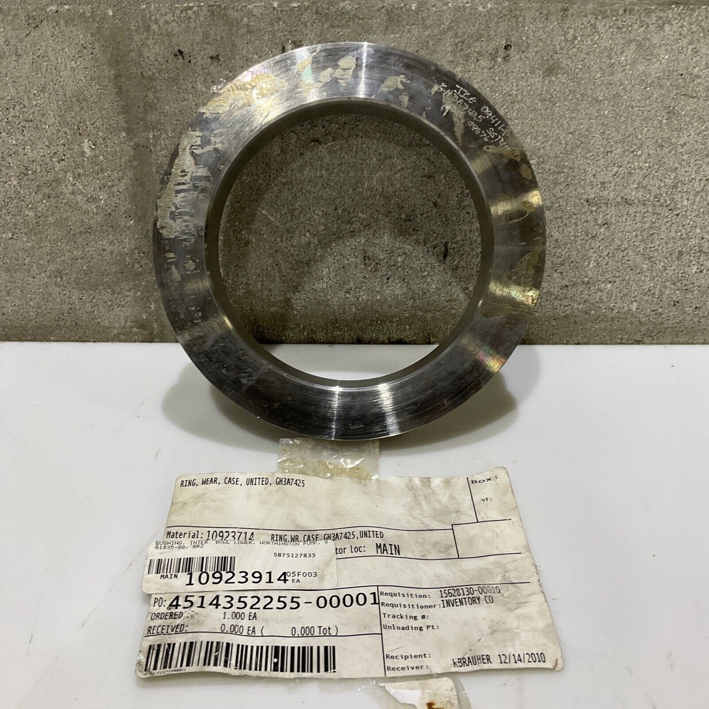 UNITED GH347425 CASE WEAR RING 678