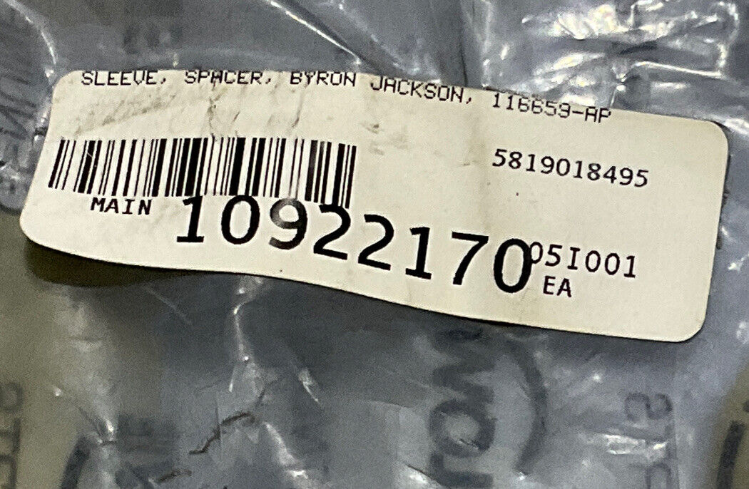 FLOWSERVE 116659-AP SPACER SLEEVE BYRON-JACKSON 678