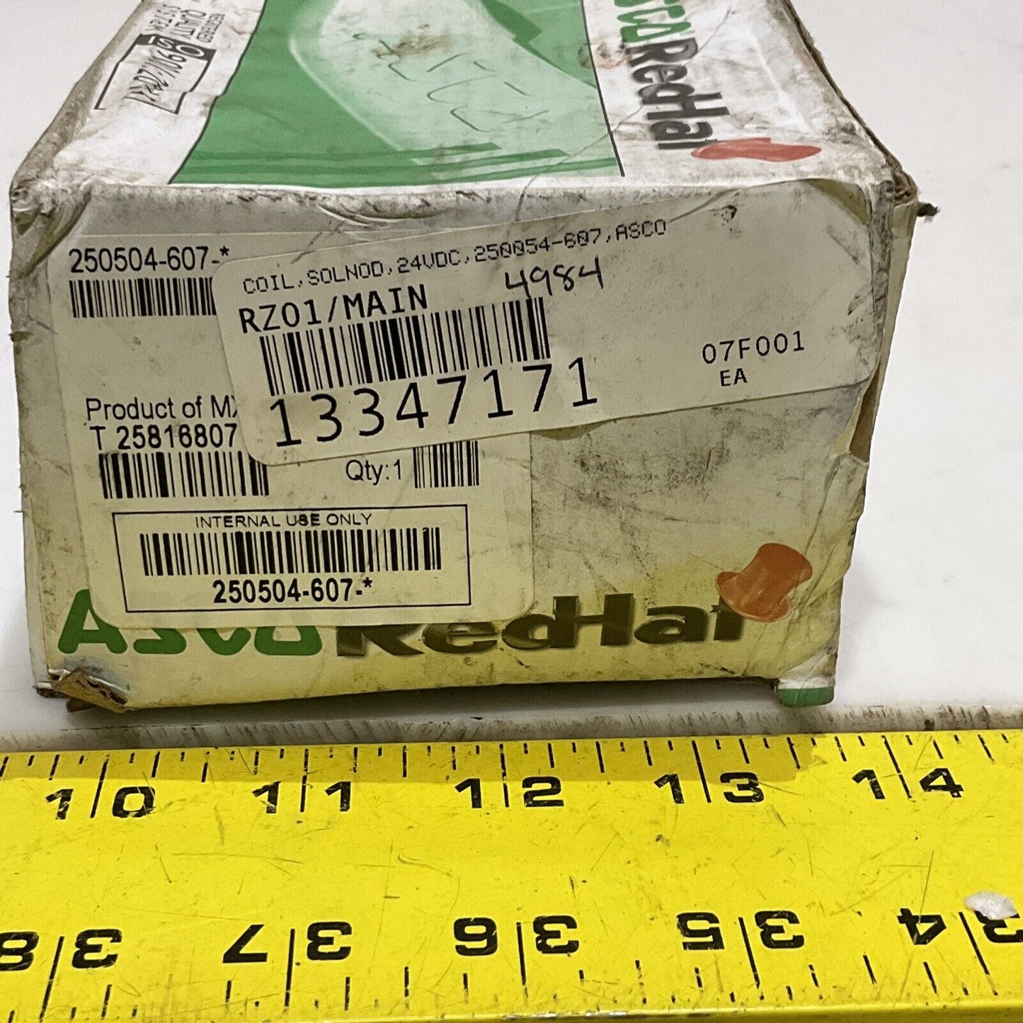 ASCO 250504-607 SOLENOID VALVE 24DC 678