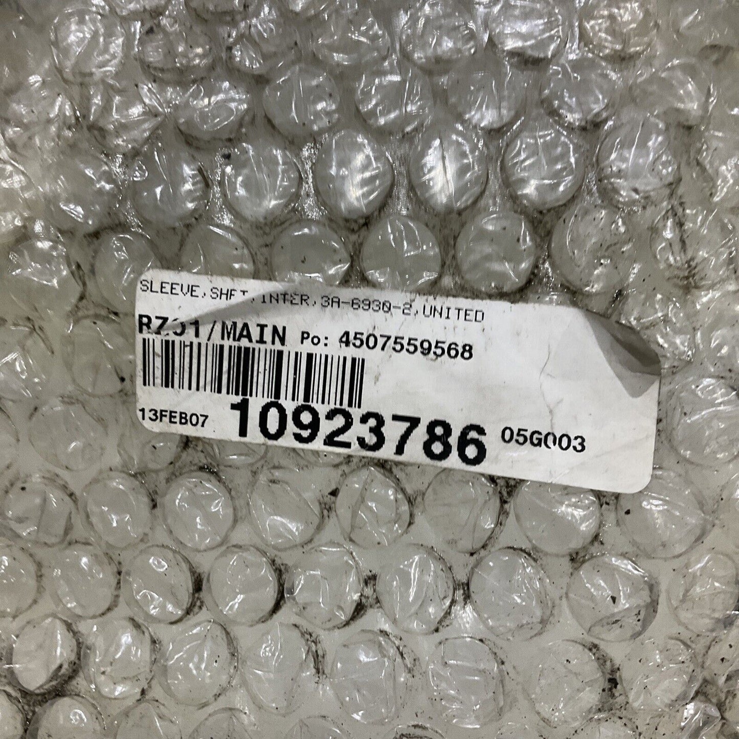 UNITED 3A-6930-2 SHAFT SLEEVE 678