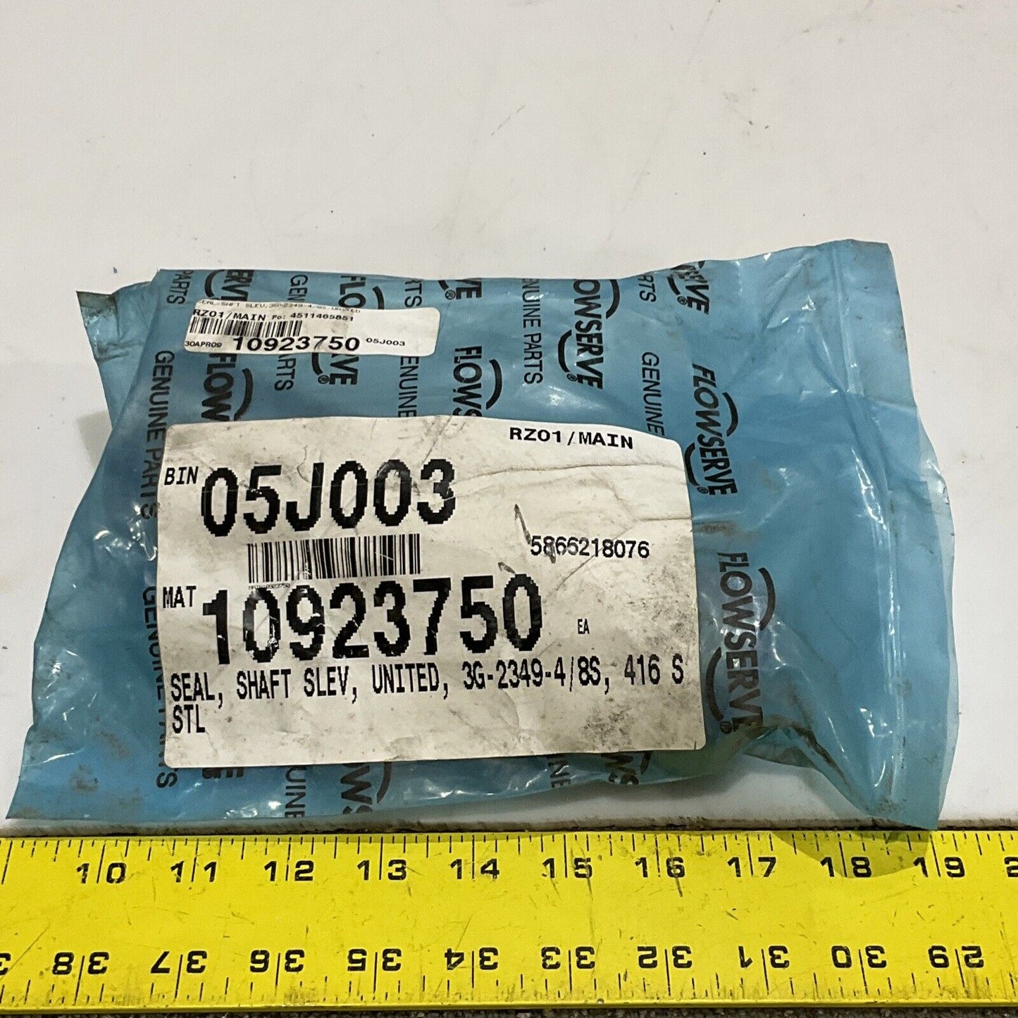 UNITED 3G-2349-4 8S SHAFT SLEEVE SEAL 416S 678