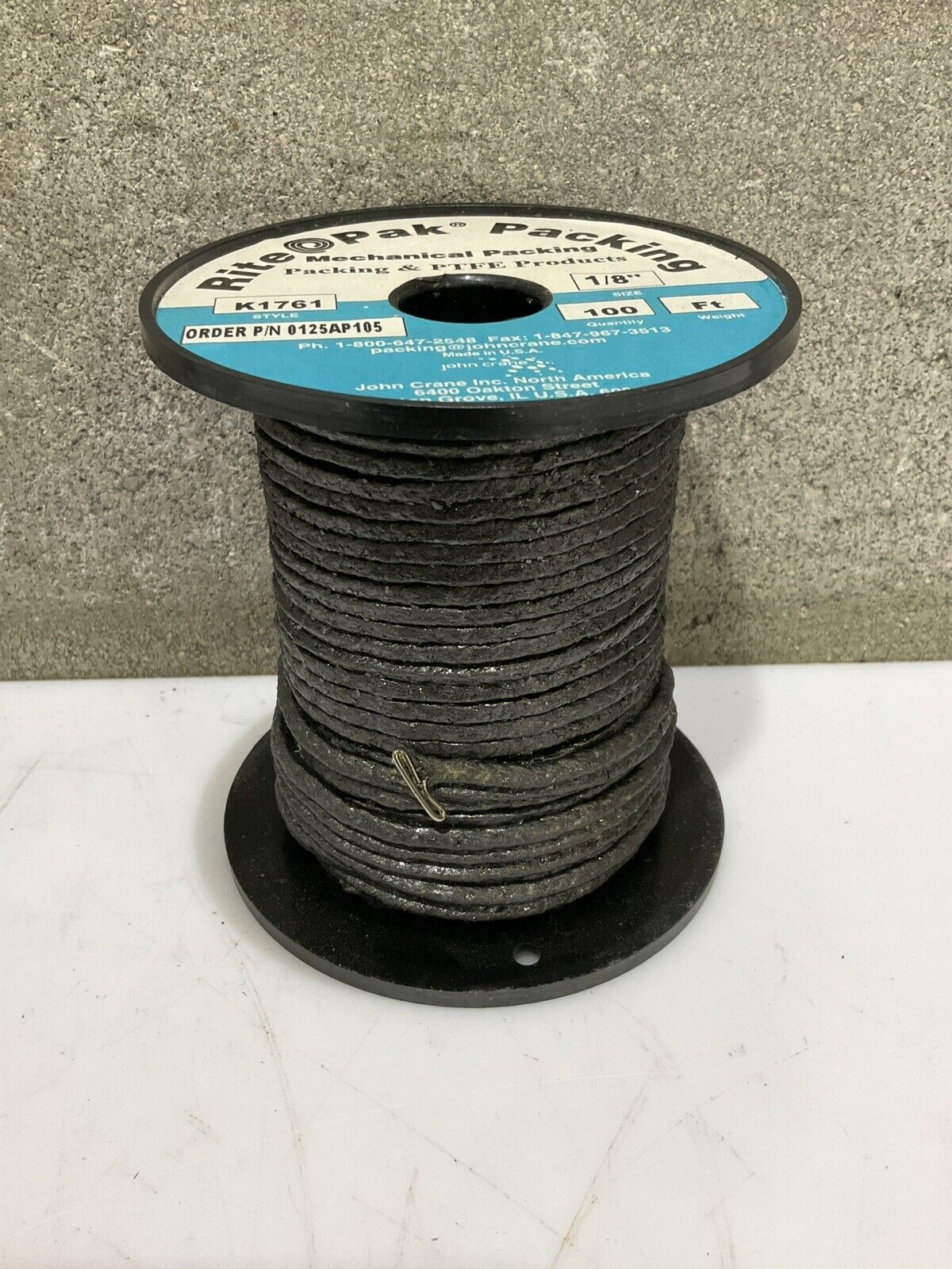 JOHN CRANE K1761 0125AP105 MECHANICAL PACKING 1/8 IN 100 FT 678
