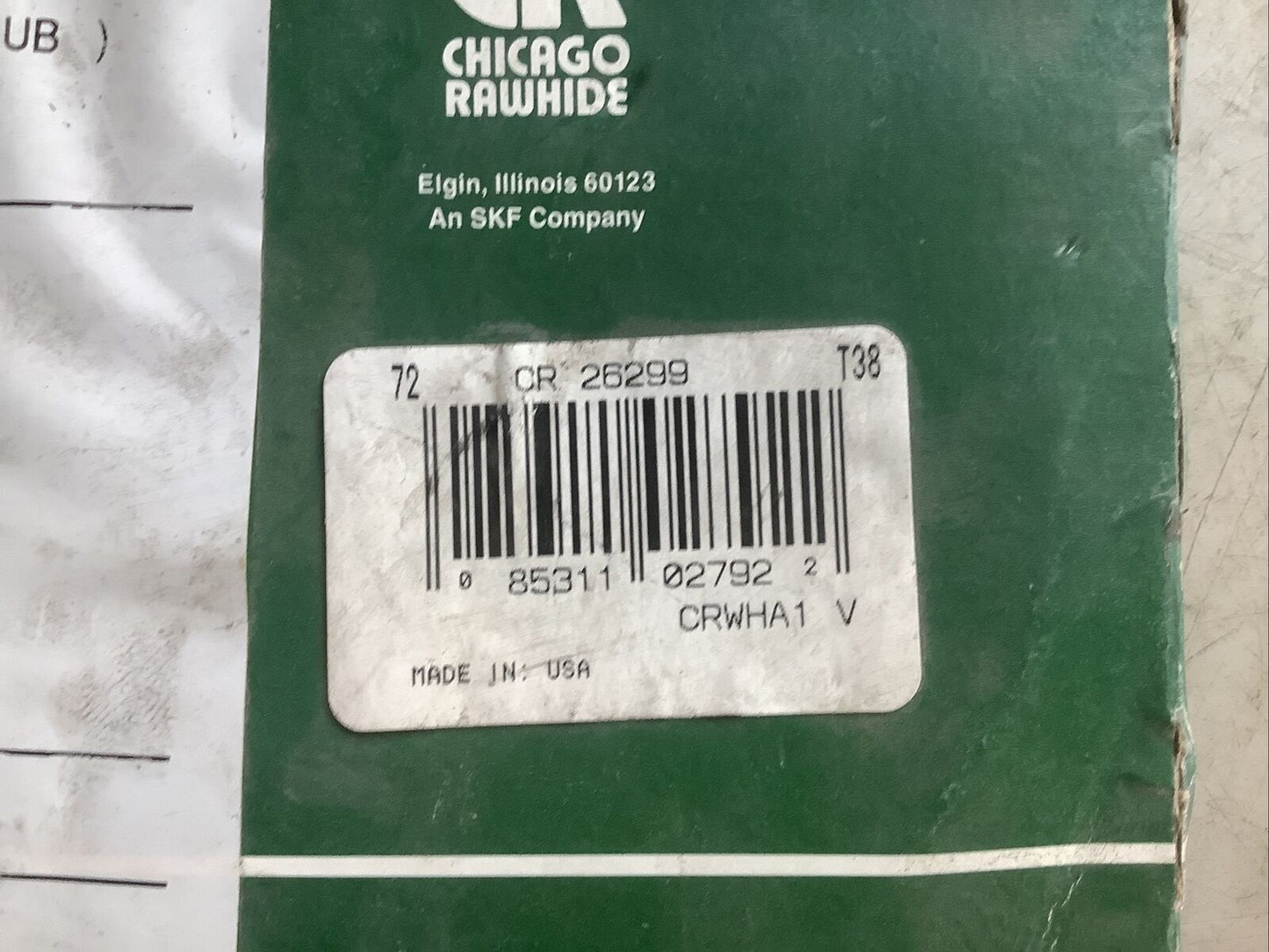CHICAGO RAWHIDE 26299 OIL SEAL 678