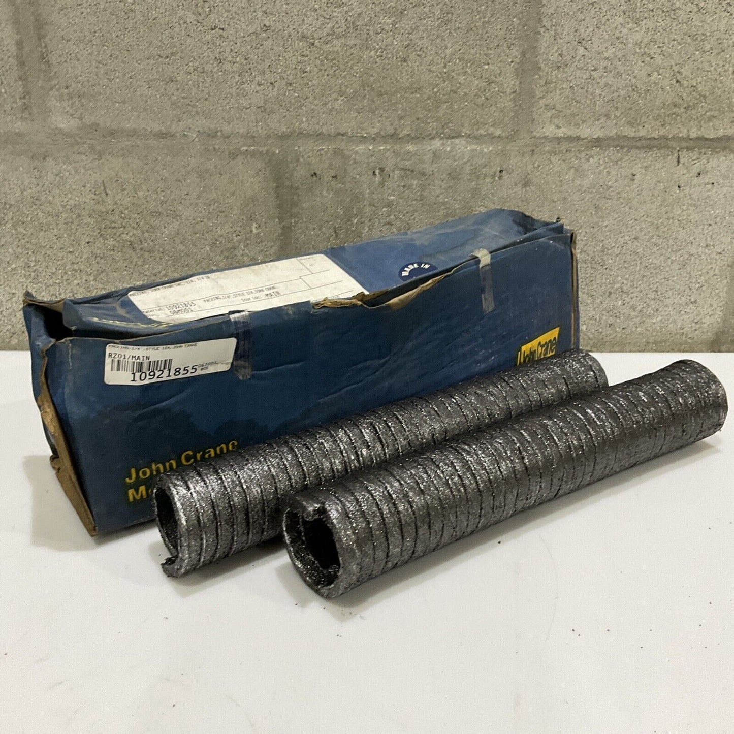 JOHN CRANE S497248 MECHANICAL PACKING 36 FT 1/4 IN TYPE 124 678 LOT OF 2