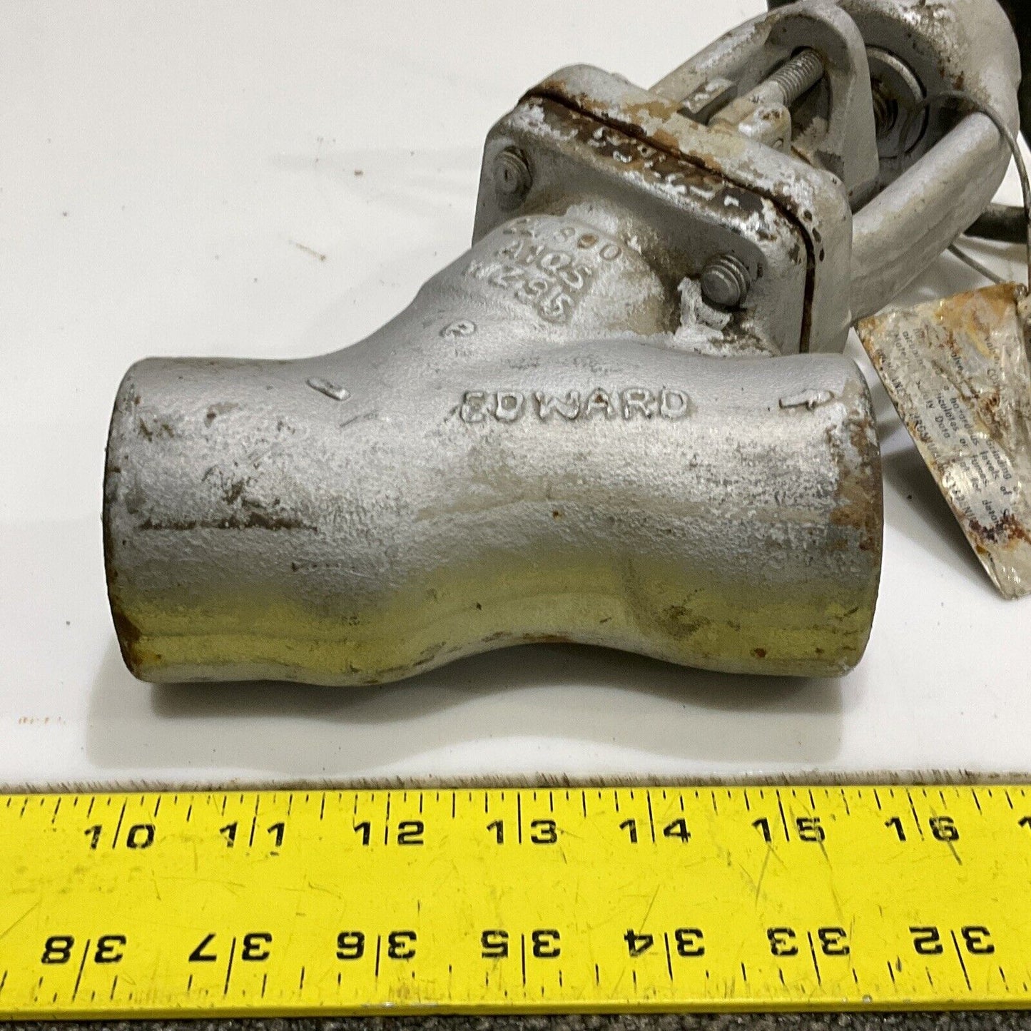 FLOWSERVE B16.34LTD EDWARD BOLTED BONNET GLOBE VALVE A105 1375 PSI 1 1/2 IN 678