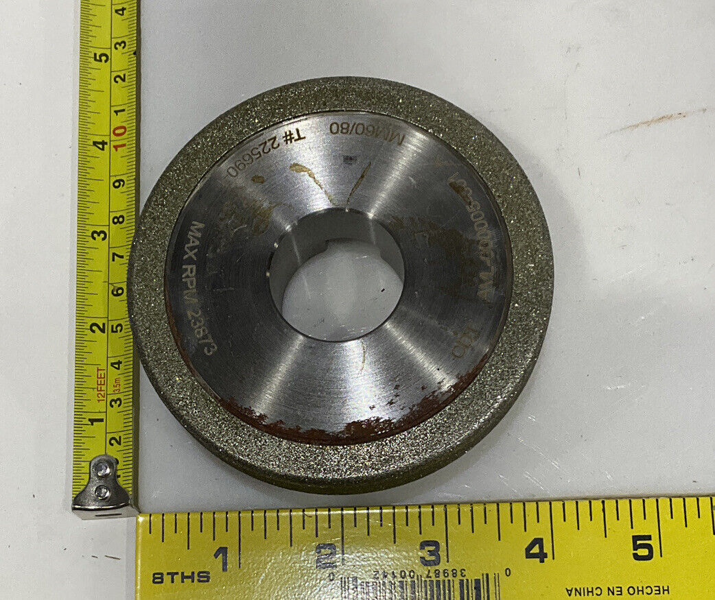 CONTINENTAL DIAMOND TOOL 225690-1 60/80 GRIT 4"GRINDING WHEEL