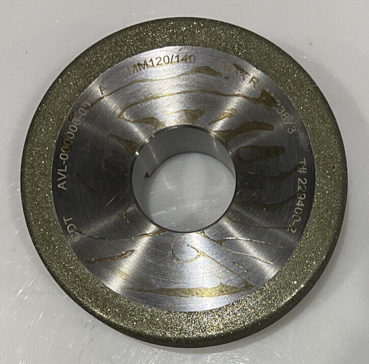 CONTINENTAL DIAMOND TOOL 120/140 GRIT 4" DIAMETER 229400-2 GRINDING WHEEL