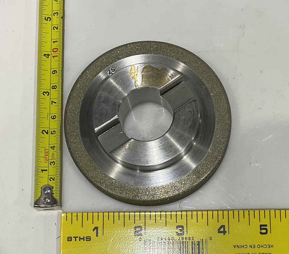 CONTINENTAL DIAMOND TOOL 120/140 GRIT 4" DIAMETER 229400-2 GRINDING WHEEL