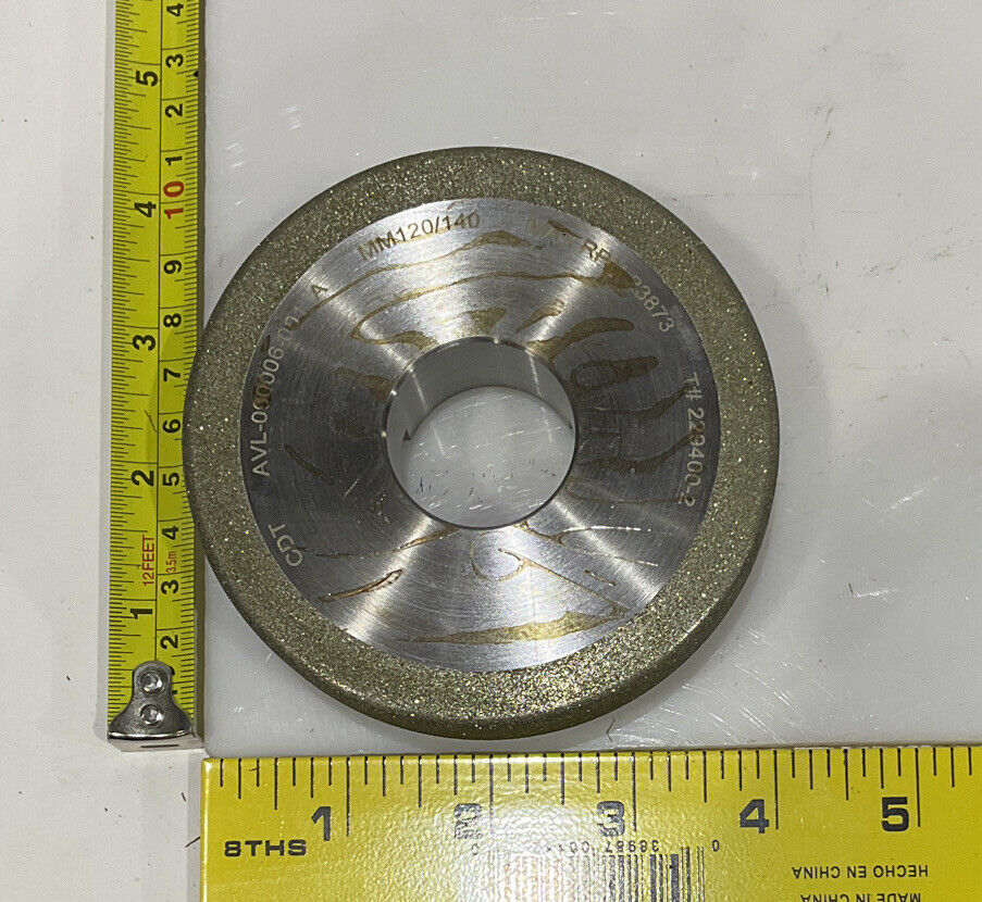 CONTINENTAL DIAMOND TOOL 120/140 GRIT 4" DIAMETER 229400-2 GRINDING WHEEL