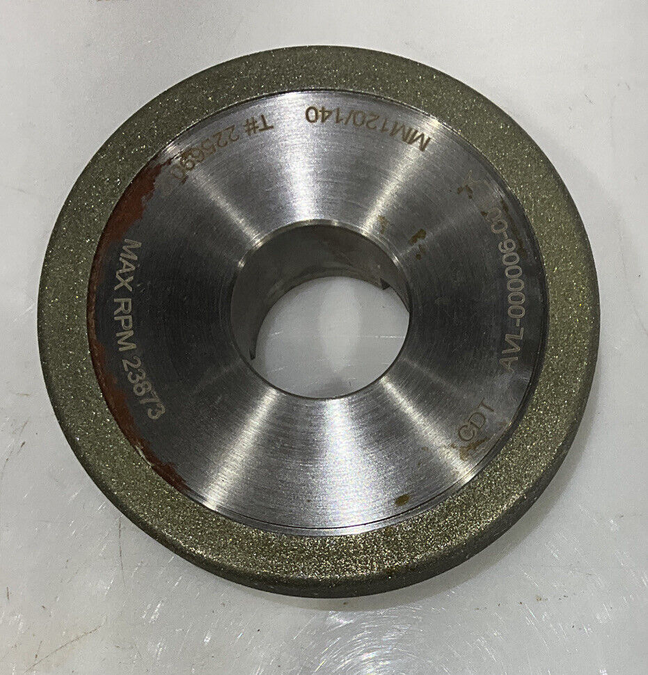 CONTINENTAL DIAMOND TOOL 225690-2 4" DIAMETER 120/140 GRIT GRINDING WHEE