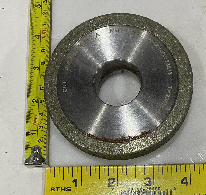 CONTINENTAL DIAMOND TOOL REPLATE 4" DIA. 120/140 GRIT 238700-2 GRINDING WHEEL
