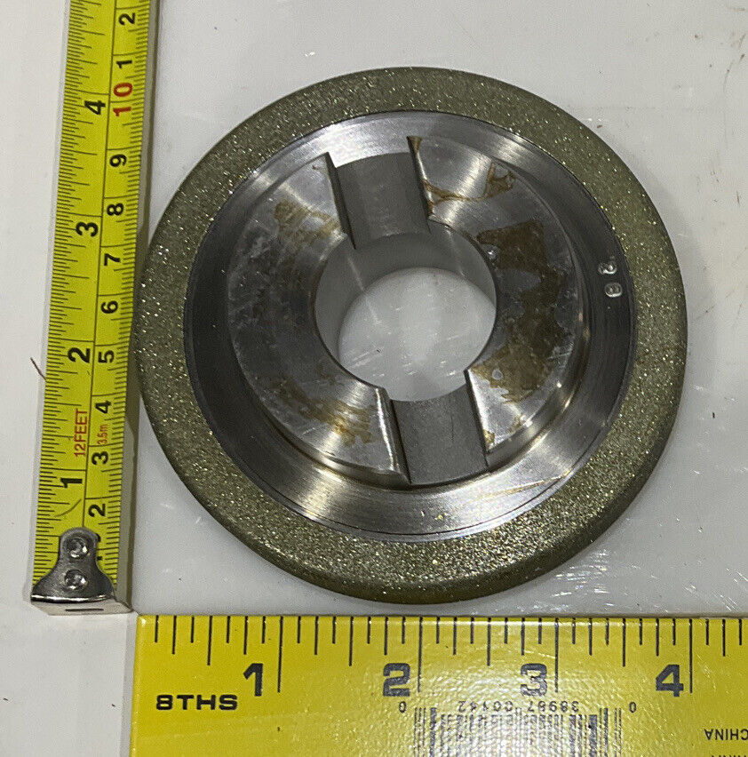 CONTINENTAL DIAMOND TOOL 225690-2 4" DIAMETER 120/140 GRIT GRINDING WHEE
