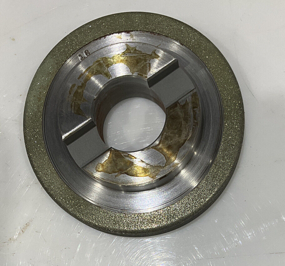 CONTINENTAL DIAMOND TOOL 225690-2 4" DIAMETER 120/140 GRIT GRINDING WHEEL