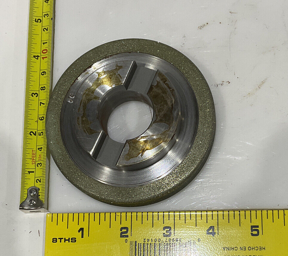 CONTINENTAL DIAMOND TOOL 225690-2 4" DIAMETER 120/140 GRIT GRINDING WHEEL