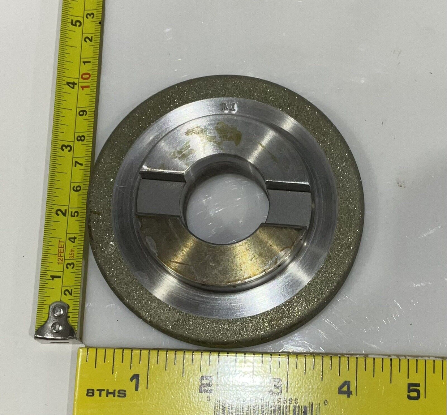 CONTINENTAL DIAMOND TOOL 229400-2 4" DIAMETER 120/140 GRIT GRINDING WHEEL