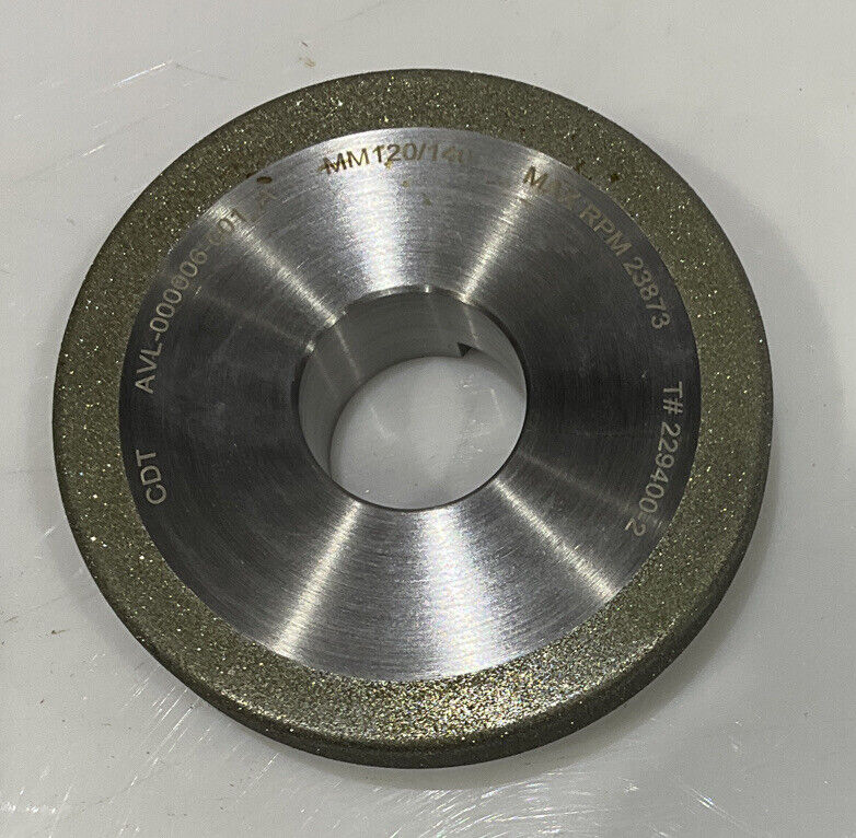 CONTINENTAL DIAMOND TOOL 229400-2 4" DIAMETER 120/140 GRIT GRINDING WHEEL